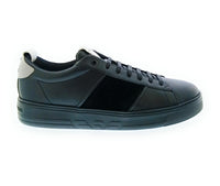Emporio Armani Emporio Armani Men's Black Contrast-Panel Low-Top Sneakers-10