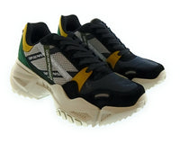 Emporio Armani Emporio Armani Men's Black Multicolor Chunky Trail Sneakers-10