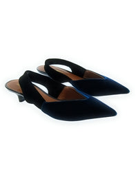 Emporio Armani Emporio Armani Women's Teal Velvet Slingback Pumps-6.5