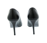 Emporio Armani Emporio Armani Women's Black Leather Stiletto Pumps-6.5