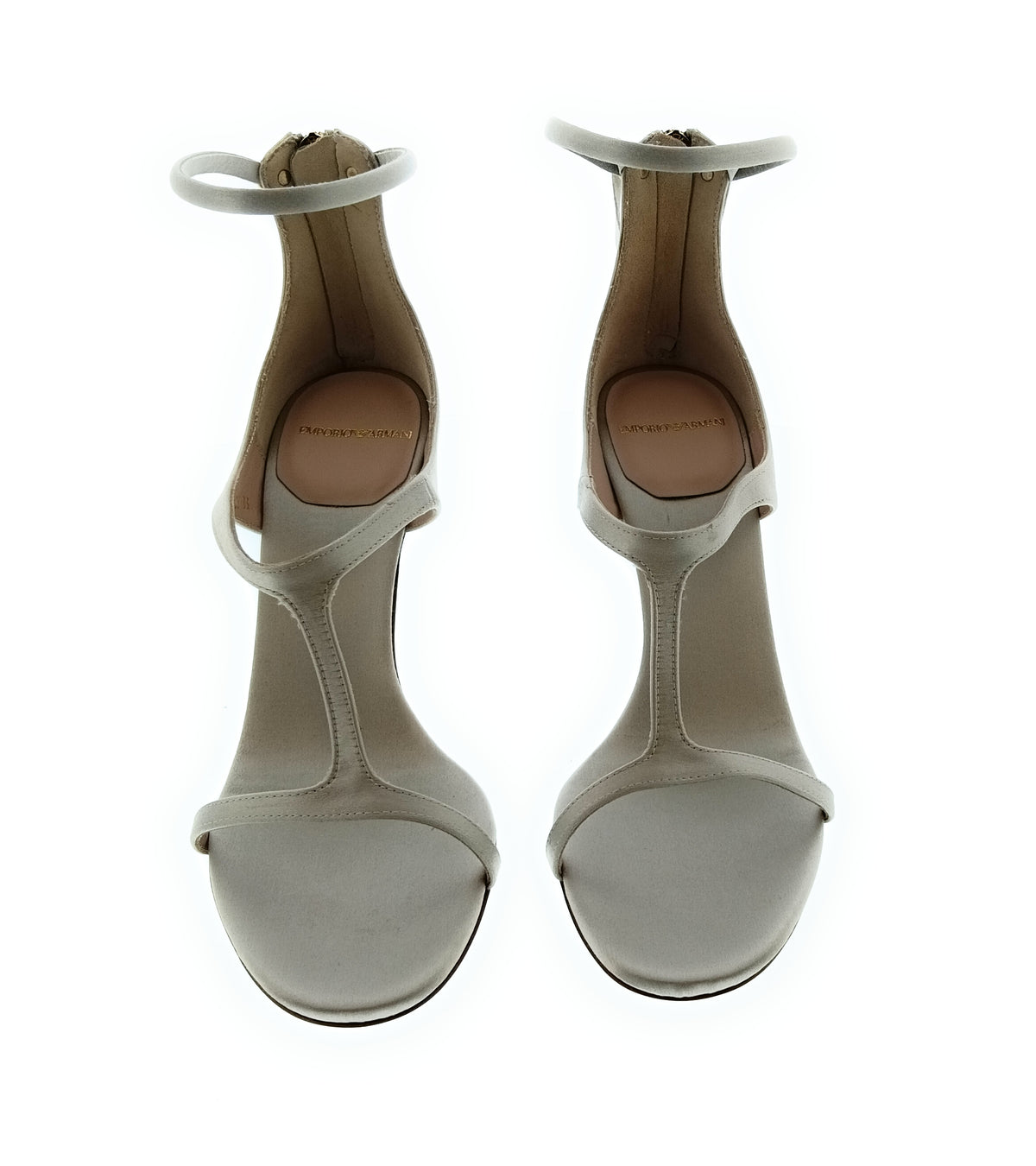 Emporio Armani Emporio Armani Women's Sand Strappy Stiletto Sandals-7.5