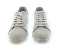 Emporio Armani Emporio Armani Women's White Leather Low-Top Sneakers-6.5