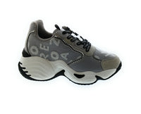 Emporio Armani Emporio Armani Women's Grey Chunky Logo Sneakers-6.5