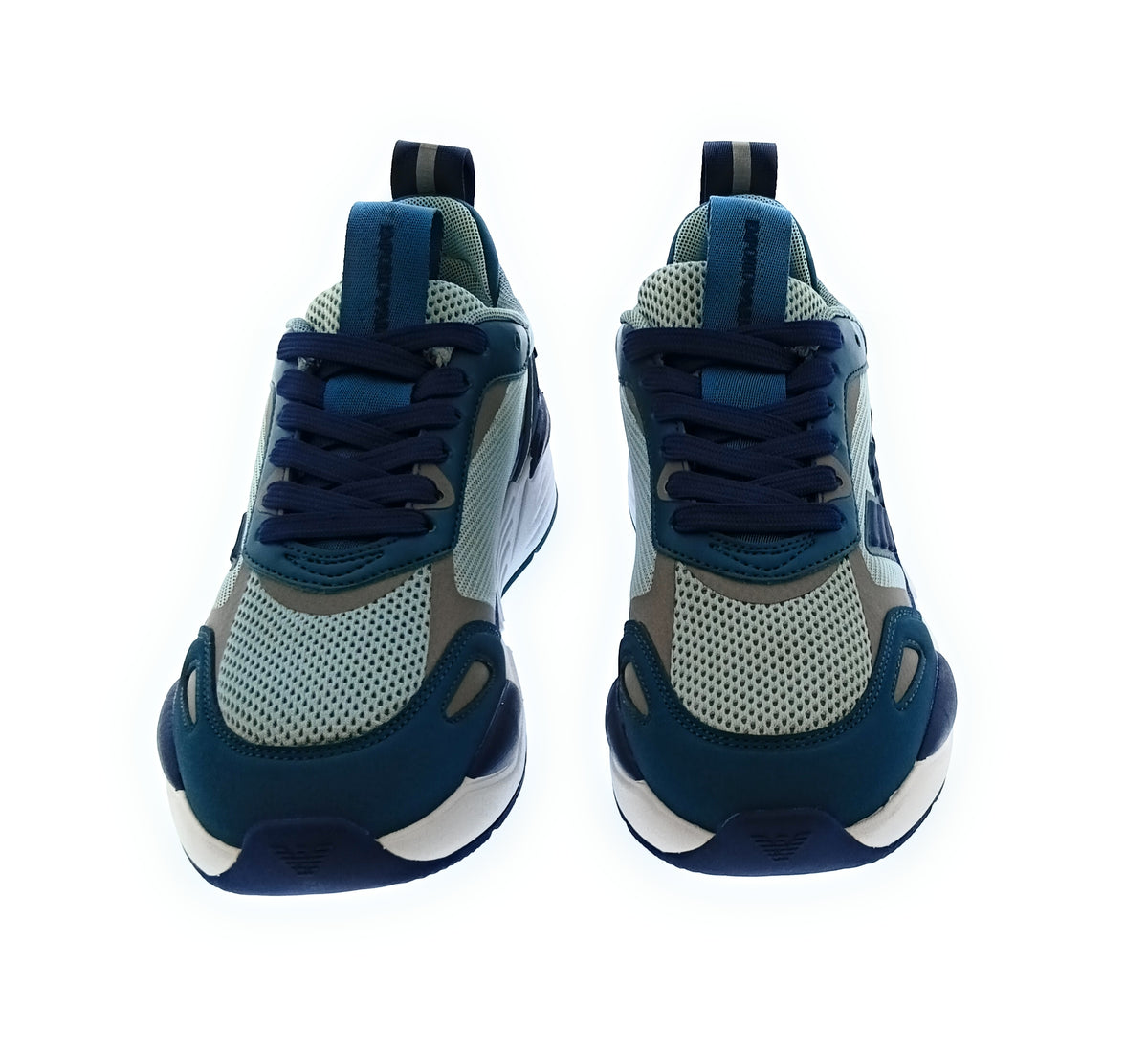 Emporio Armani Emporio Armani Women's Teal Blue Chunky Runner Sneakers-6.5