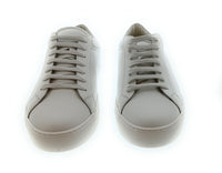 Emporio Armani Emporio Armani Women's White Signature Leather Sneakers-