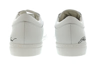 Emporio Armani Emporio Armani Women's White Signature Leather Sneakers-