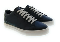 Emporio Armani Emporio Armani Women's Black Signature Leather Sneakers-7