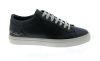 Emporio Armani Emporio Armani Women's Black Signature Leather Sneakers-7