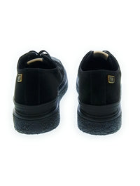 Emporio Armani Emporio Armani Women's Black Platform Toe-Cap Sneakers-9.5