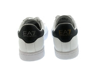 Emporio Armani Emporio Armani Women's White Black Logo Low-Top Sneakers-7