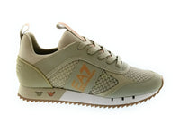 Emporio Armani Emporio Armani Women's Beige Mesh Runner Sneakers-6
