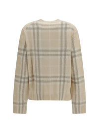 Burberry Women Check Cashmere Cardigan