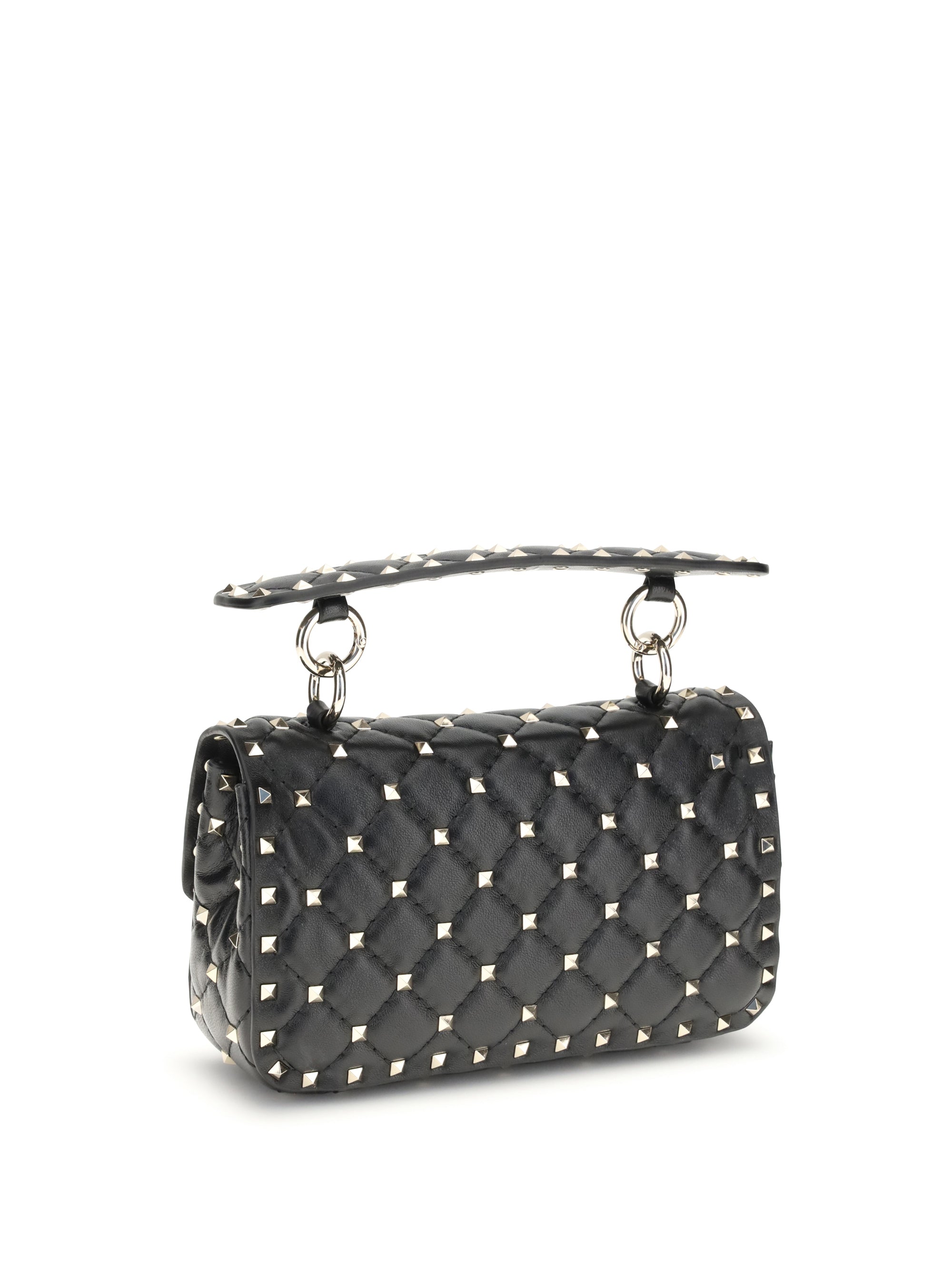 VALENTINO GARAVANI Valentino Garavani Women Rockstud Spike Mini Top Handle Bag In Nappa