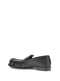 Dries Van Noten Women Grained Leather Loafers