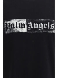 PALM ANGELS Palm Angels Men Stamp T-Shirt With Logo