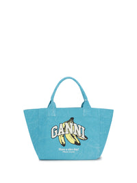 GANNI Ganni Women Medium Banana Print Tote Bag