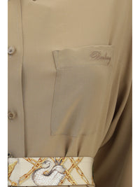Burberry Women Silk Crêpe De Chine Shirt Dress