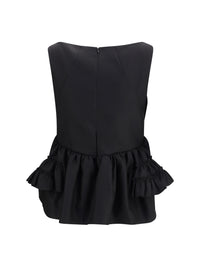Dries Van Noten Women Ruffled Peplum Top