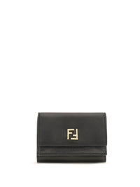FENDI Fendi Women Ff Mini Trifold Leather Wallet