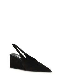 Alaïa Women Cube Wedge Slingback Pumps