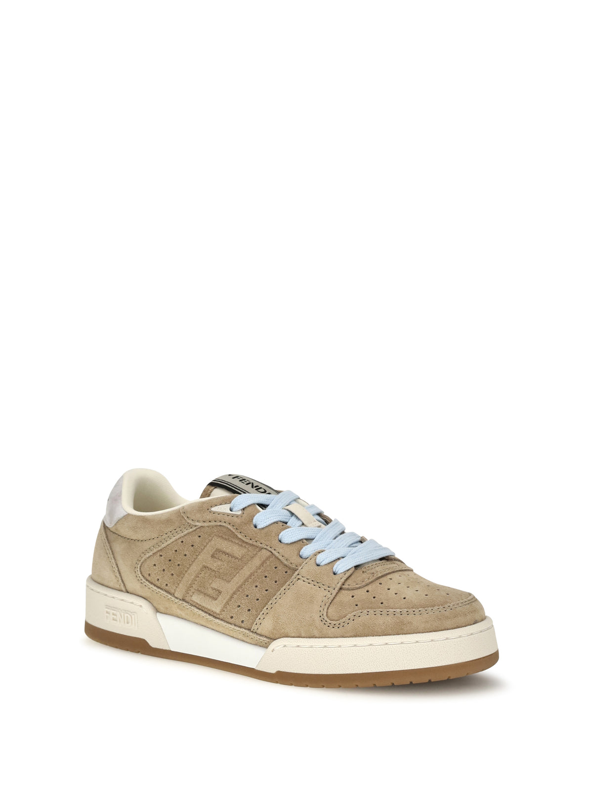 Fendi Women Match Suede Sneakers