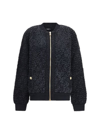 Balmain Women Zip Jacket With Sequin Details