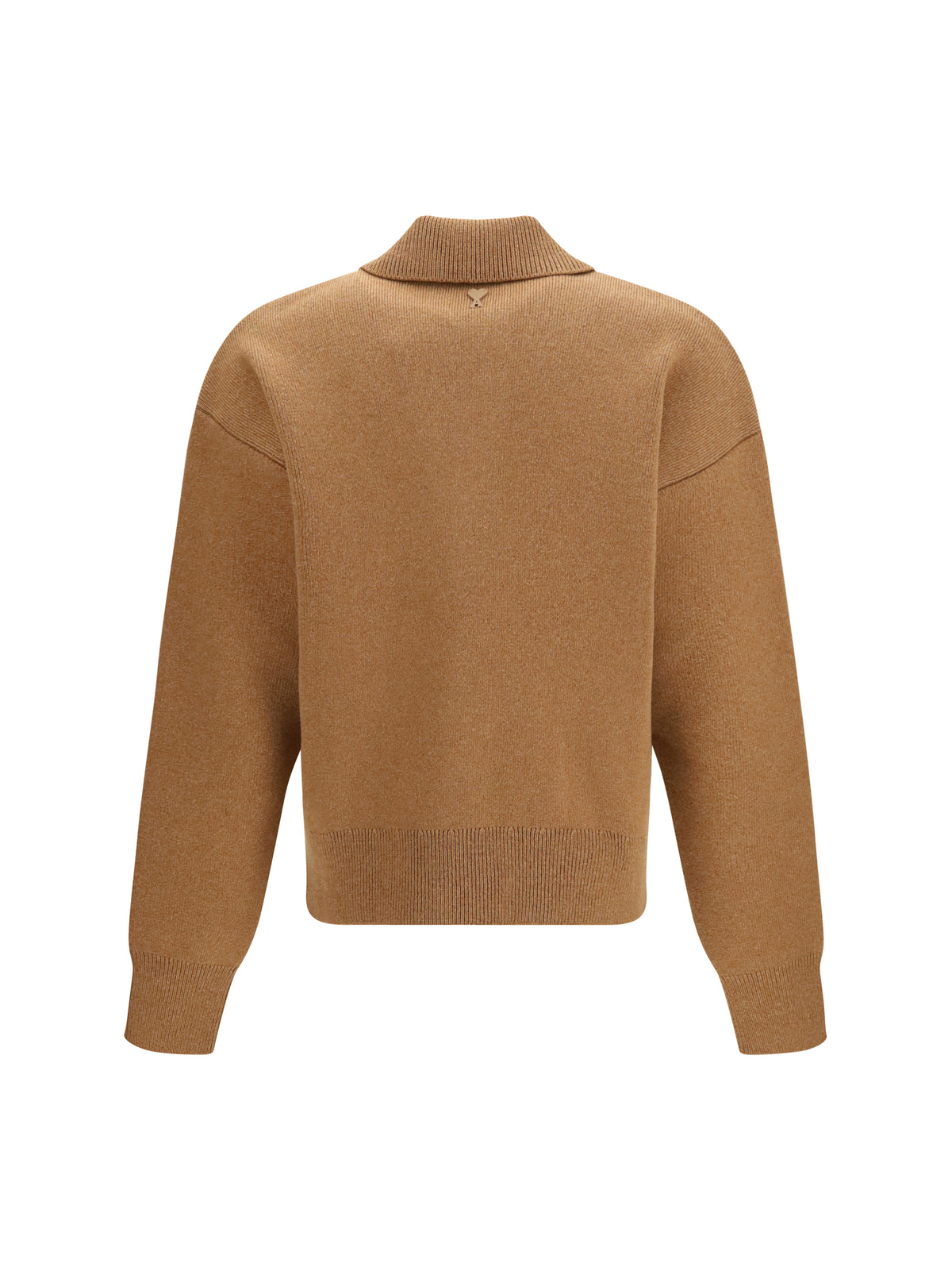 Ami Paris Men Wool Shirt Collar Cardigan