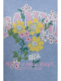 GANNI Ganni Women Flowers Wool Sweater