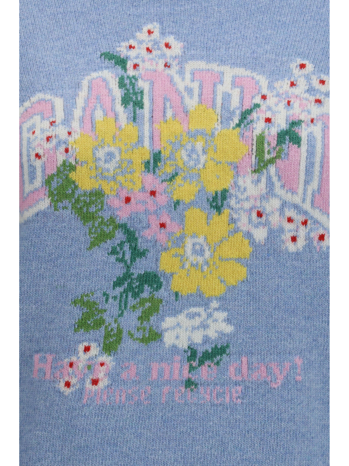 GANNI Ganni Women Flowers Wool Sweater
