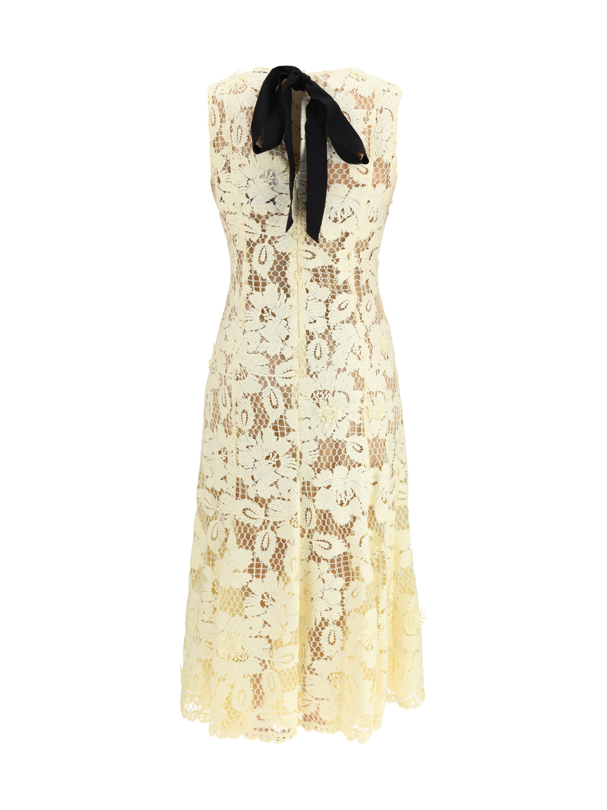 Self-Portrait Women Crochet Lace Midi Dress
