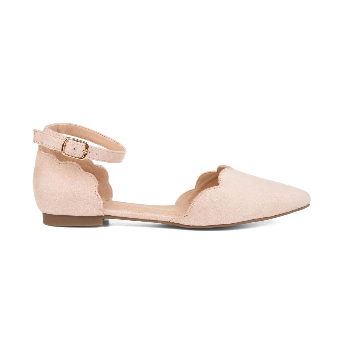 Lana Womens Faux Suede D'Orsay Ankle Strap
