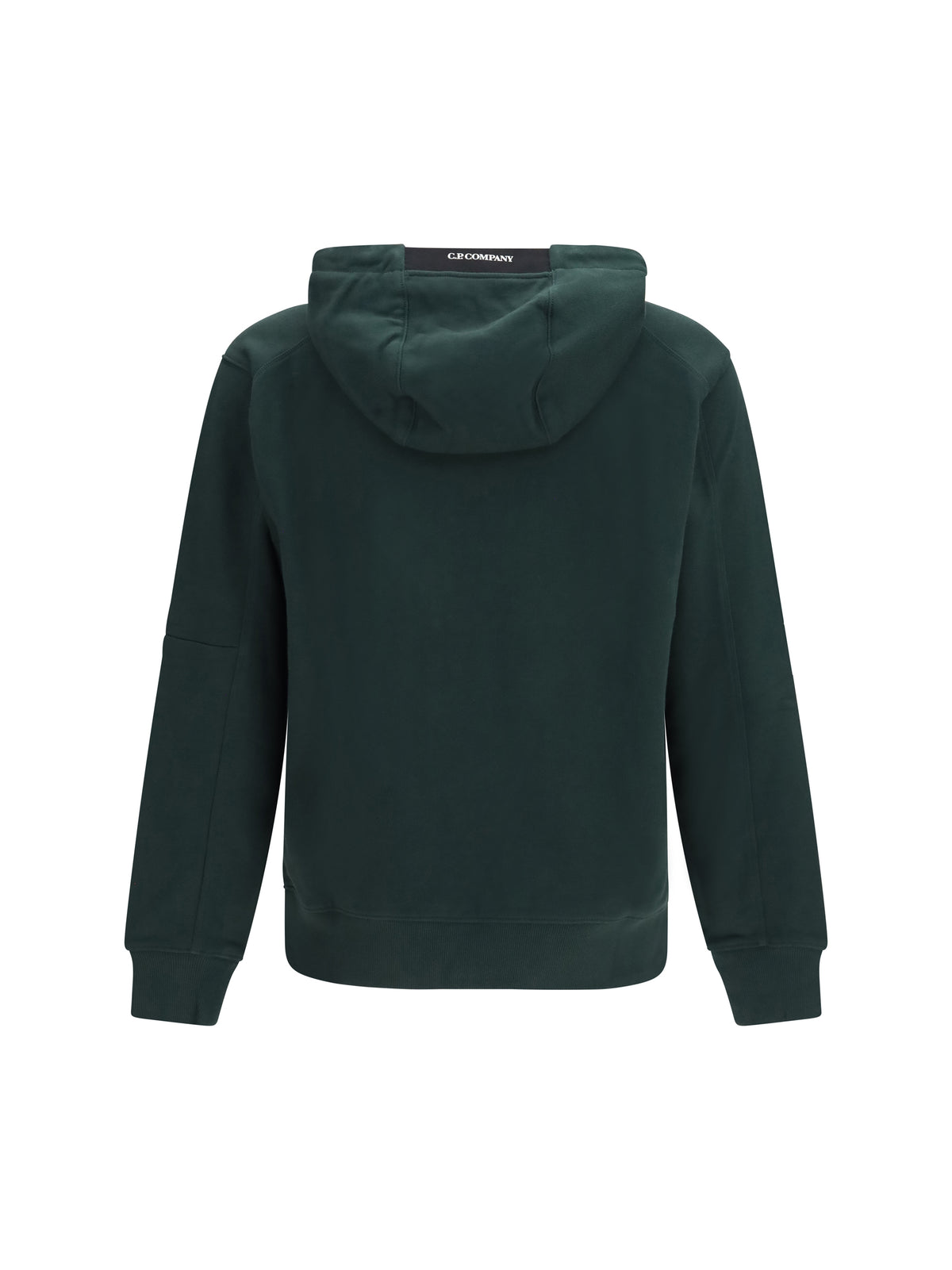 C.P. Company Men Diagonal-Weave Cotton Fleece Hooded Sweatshirt
