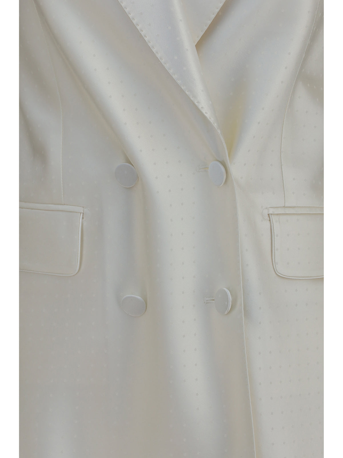 Tom Ford Women Polka-Dot Satin Double-Breasted Blazer