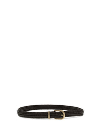 BRUNELLO CUCINELLI Brunello Cucinelli Women Braided Stretch Leather Belt