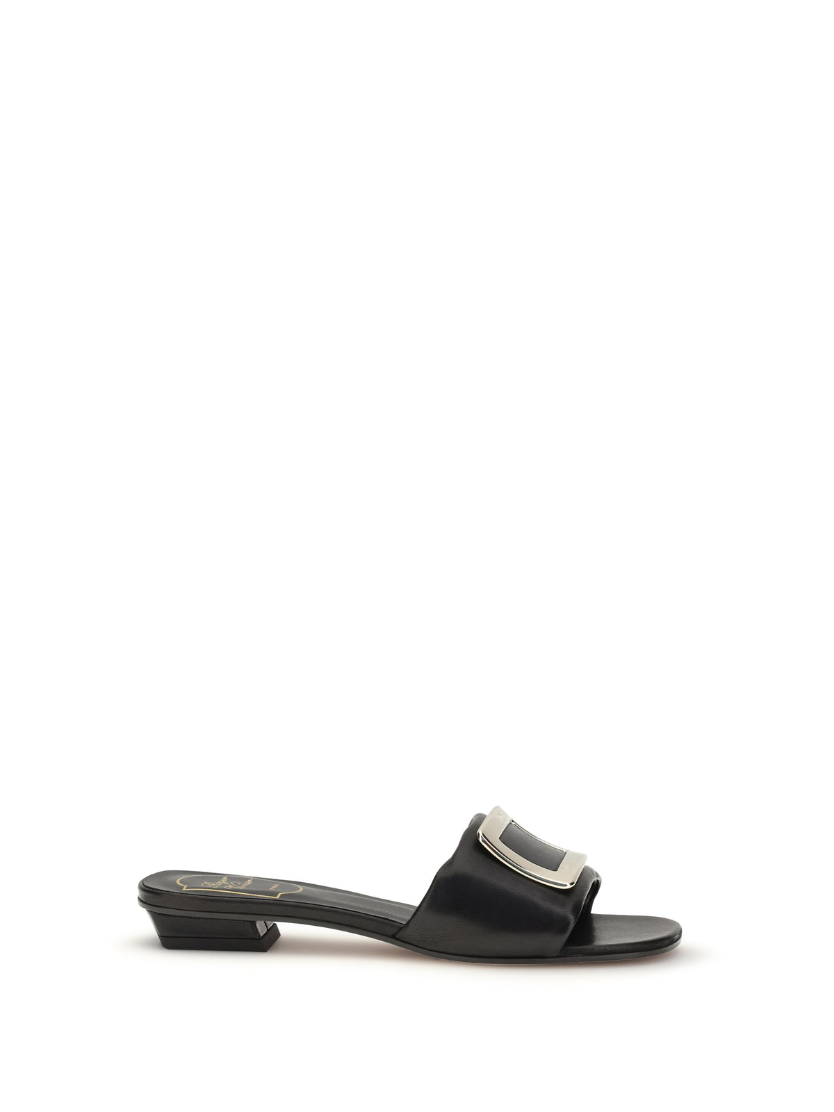 ROGER VIVIER Roger Vivier Women Leather Slide Sandals