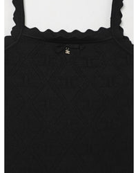 Elisabetta Franchi La Mia Bambina Diamond Knit Dress Kids Pink Dresses