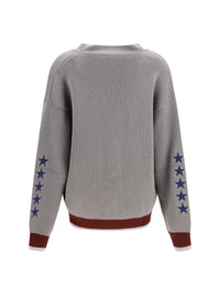 Off-White Women College Varsity Knit Cardigan