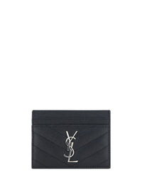 Saint Laurent Women Leather Cardholder