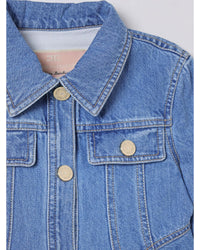 Elisabetta Franchi La Mia Bambina Denim Jacket Kids