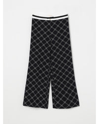 Elisabetta Franchi La Mia Bambina Geometric WideLeg Pants Children Quartz