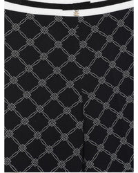 Elisabetta Franchi La Mia Bambina Geometric WideLeg Pants Children Quartz