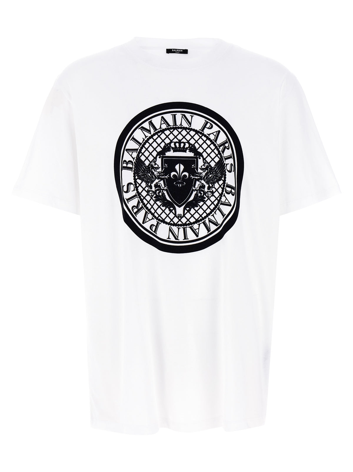Balmain Men Velvet Logo T-Shirt