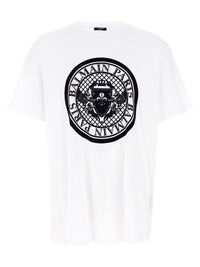 Balmain Men Velvet Logo T-Shirt