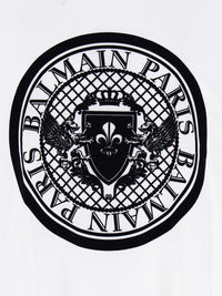 Balmain Men Velvet Logo T-Shirt