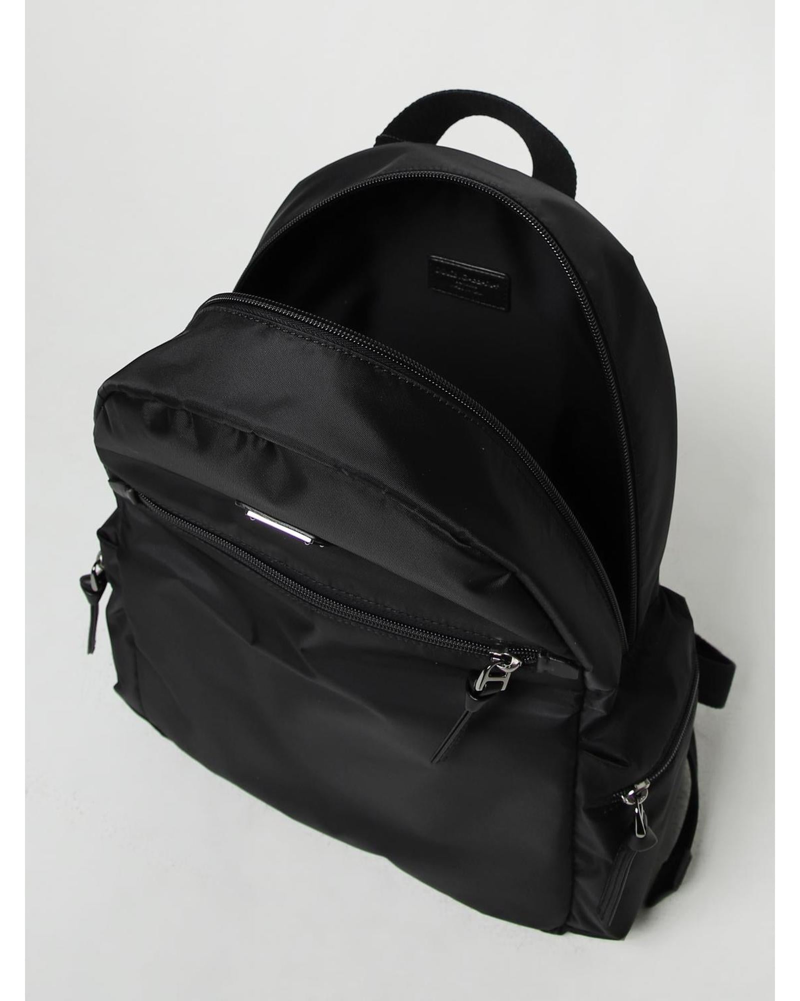 Dolce & Gabbana Nylon Backpack Kids Black Duffel Bags