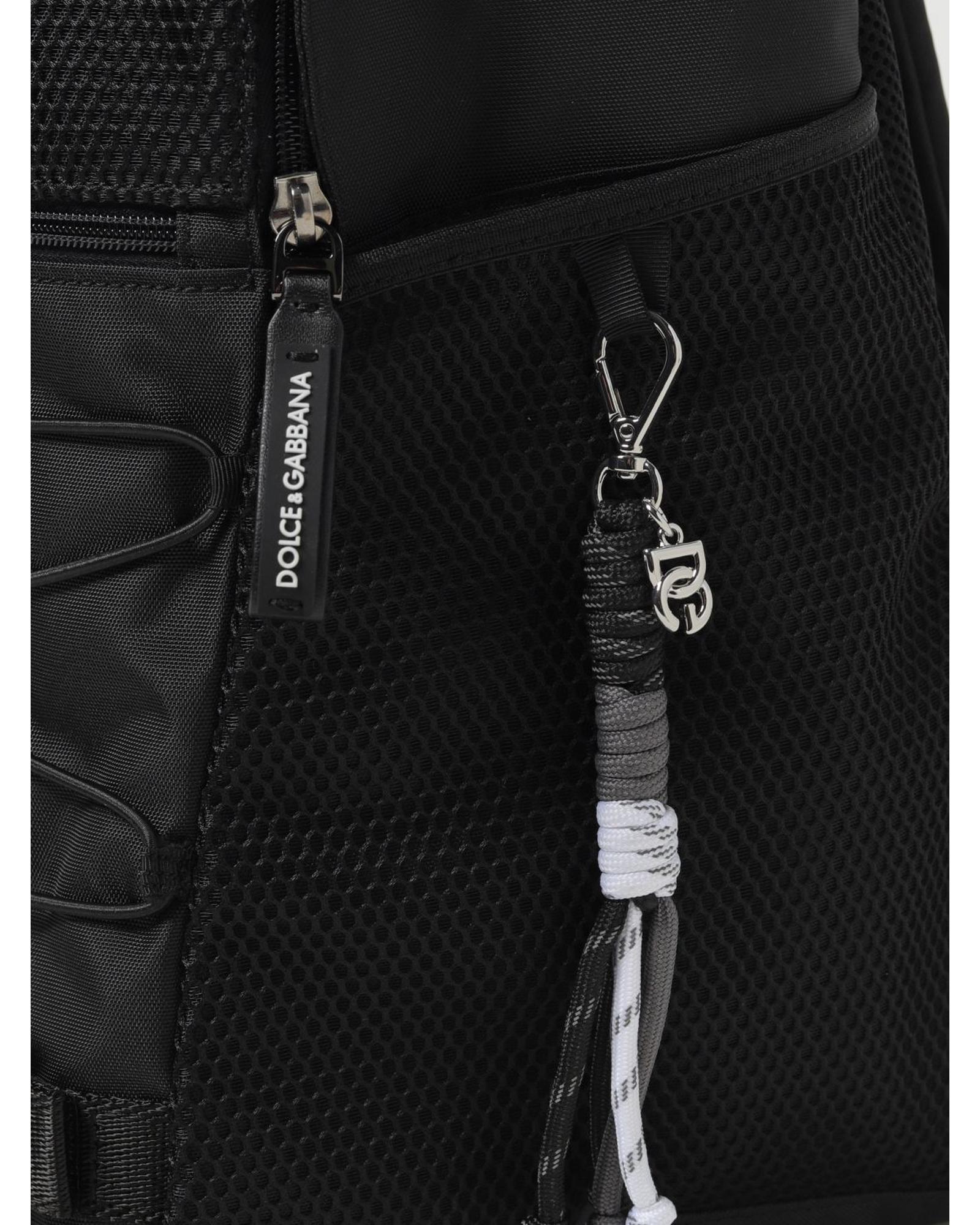 Dolce & Gabbana DG Milano Backpack Kids Black Duffel Bags
