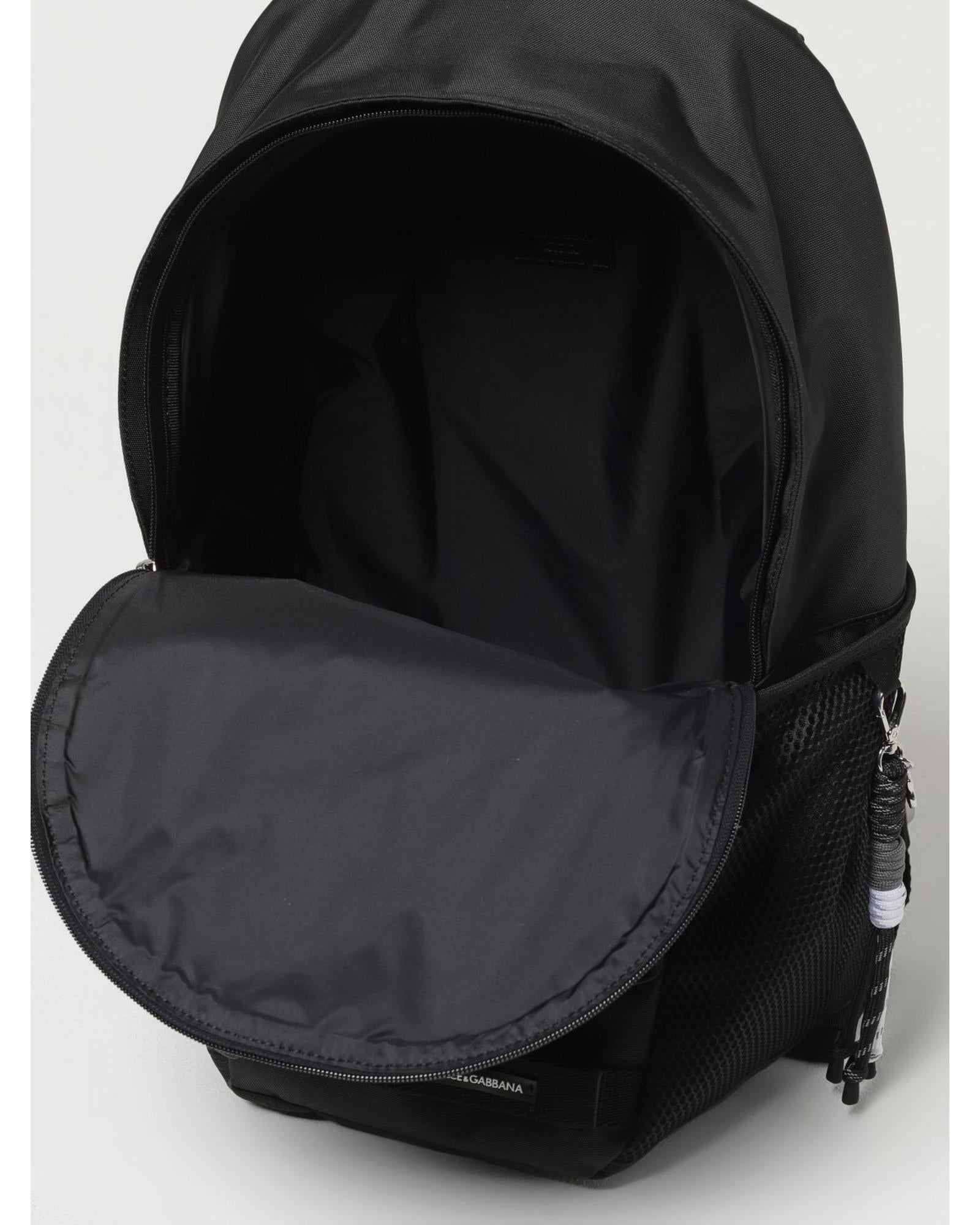 Dolce & Gabbana DG Milano Backpack Kids Black Duffel Bags