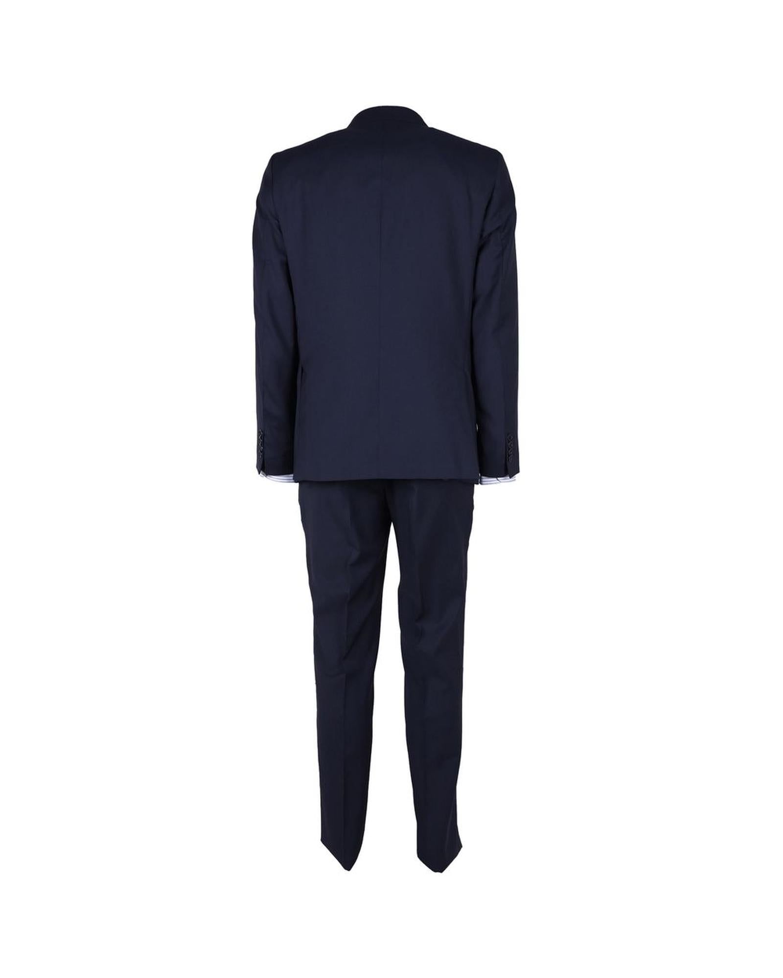 Made in Italy Classic Navy Blue Suit Men