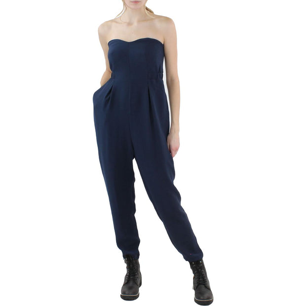 Womens Strapless Cocktail Jumpsuit