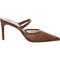 Katik Womens Mesh Pointed Toe Mules